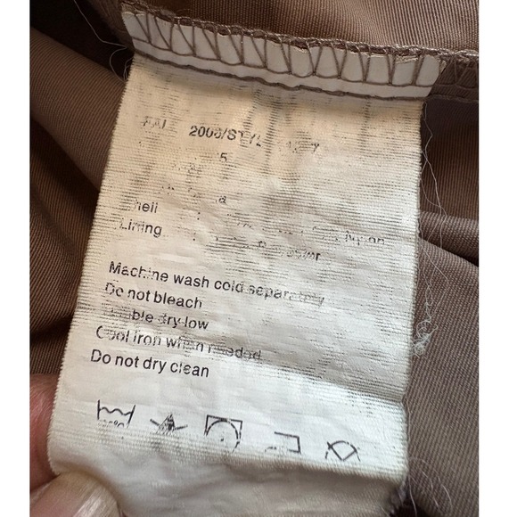 Timberland Mens XL Tan Hood Parka Jacket Lightweight Waterproof Casual Outerwear - Picture 11 of 11